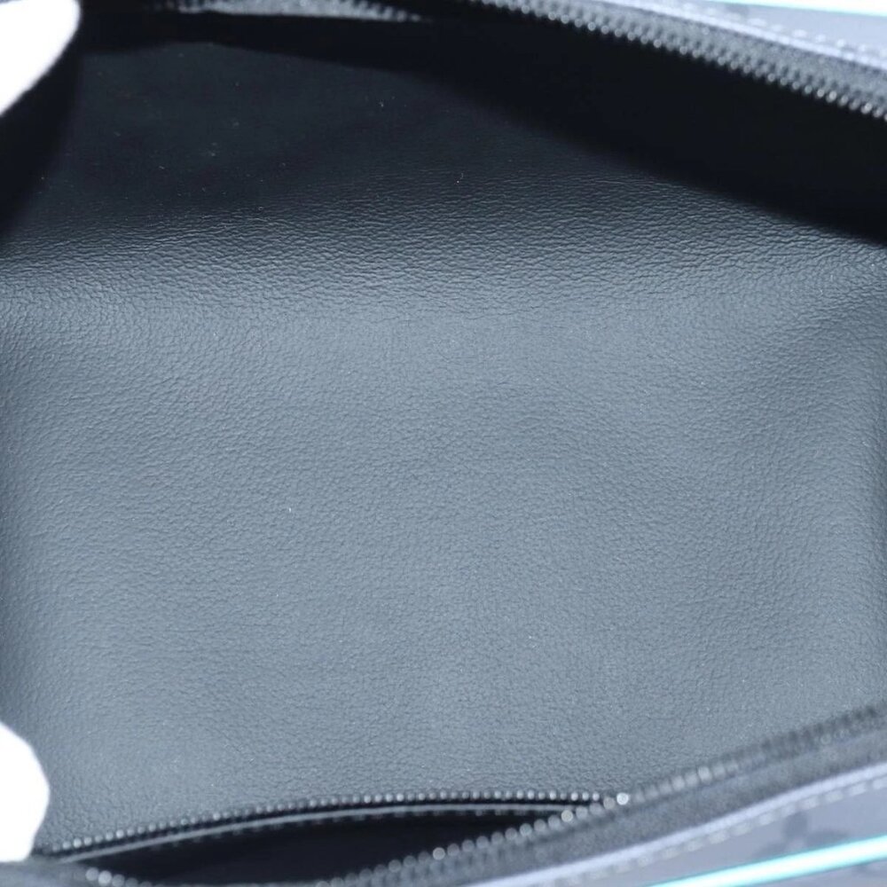LOUIS VUITTON Monogram Eclipse Reverse Dopp Kit Bag Turquoise M11482 Auth 89... - Picture 10 of 16